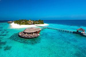Mirihi island in Maldives