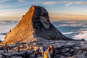 Mount Kinabalu in Malaysia