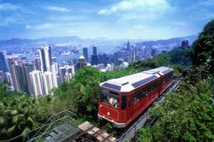Enjoy Peak Tram Ride, Hong Kong