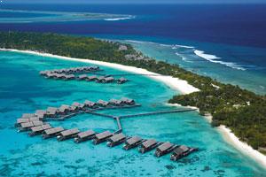 Villingili Island in Addu City, Maldives